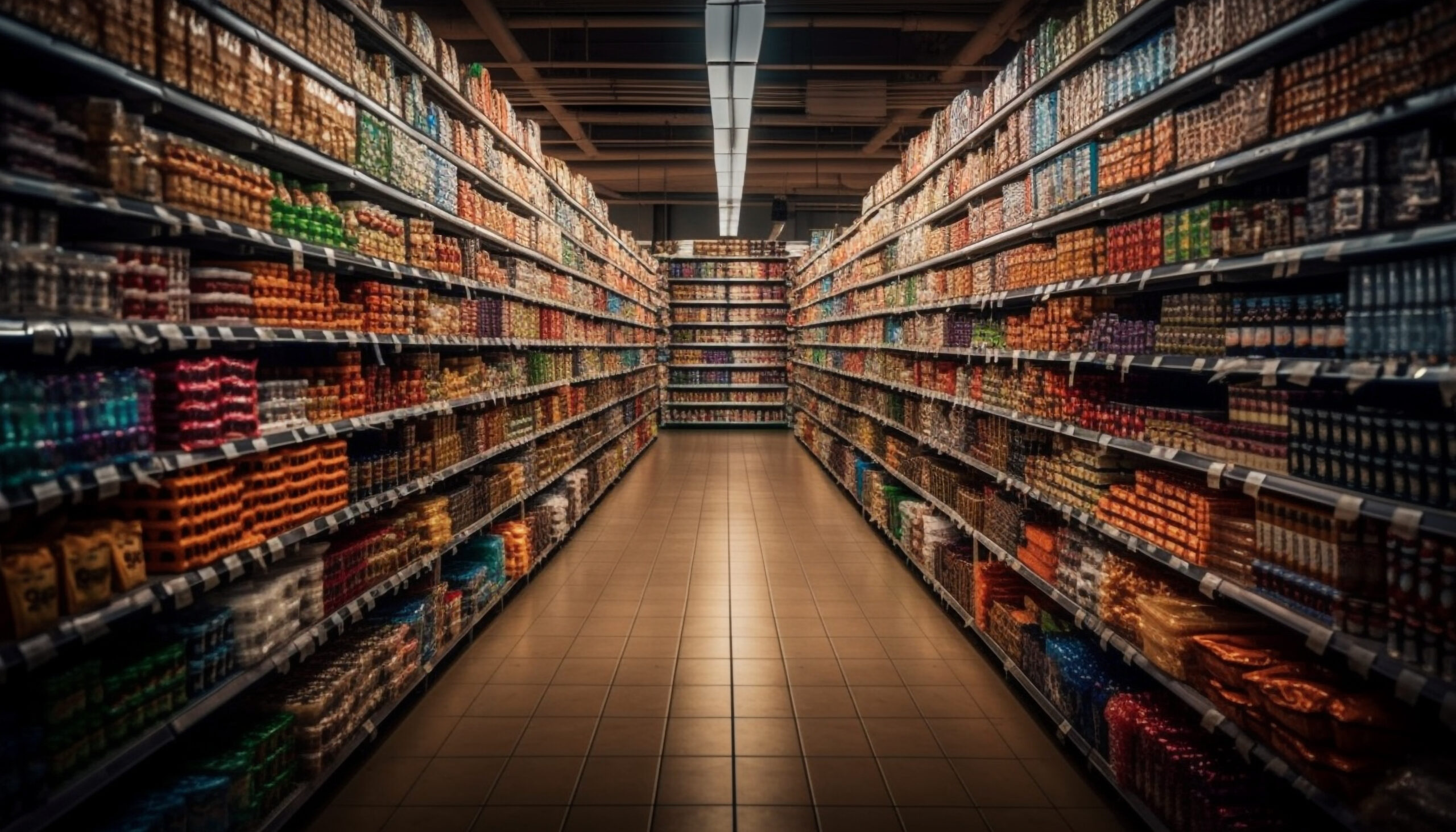 Supermarket aisle